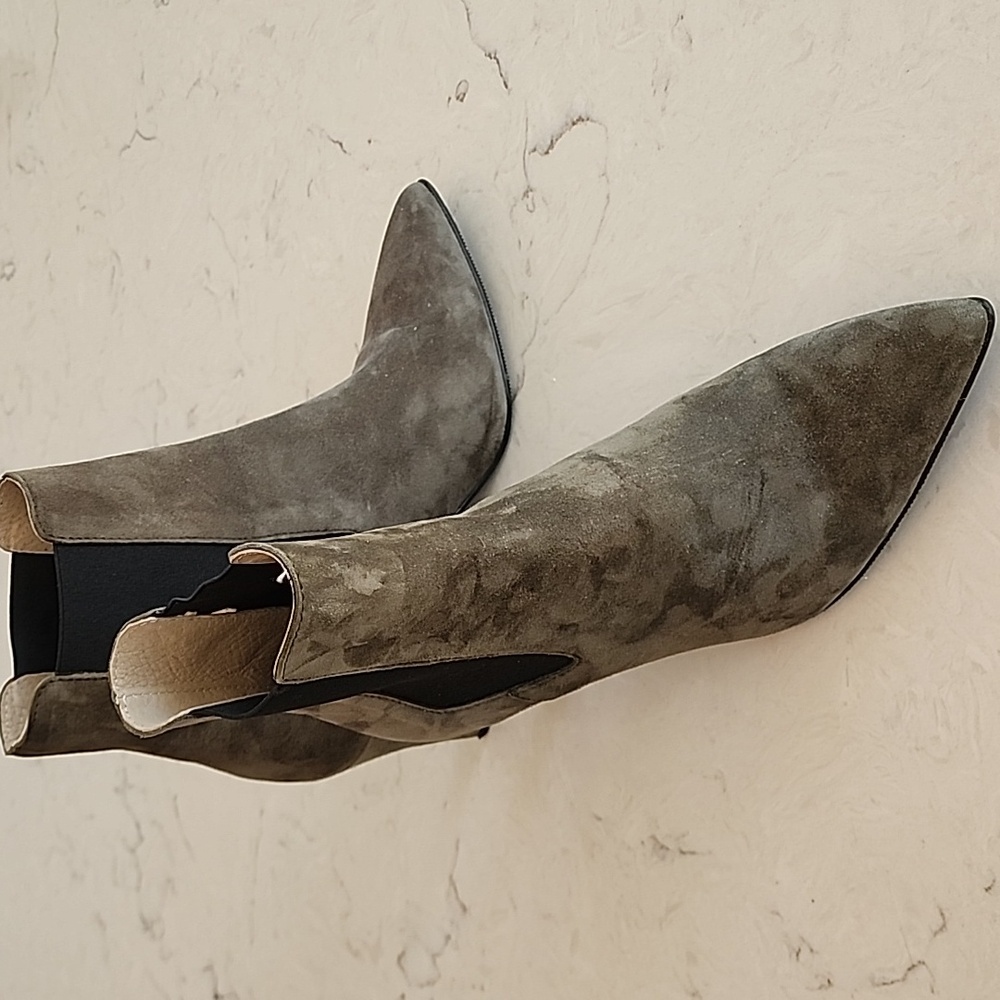 Suede/leather Ankle Boots
